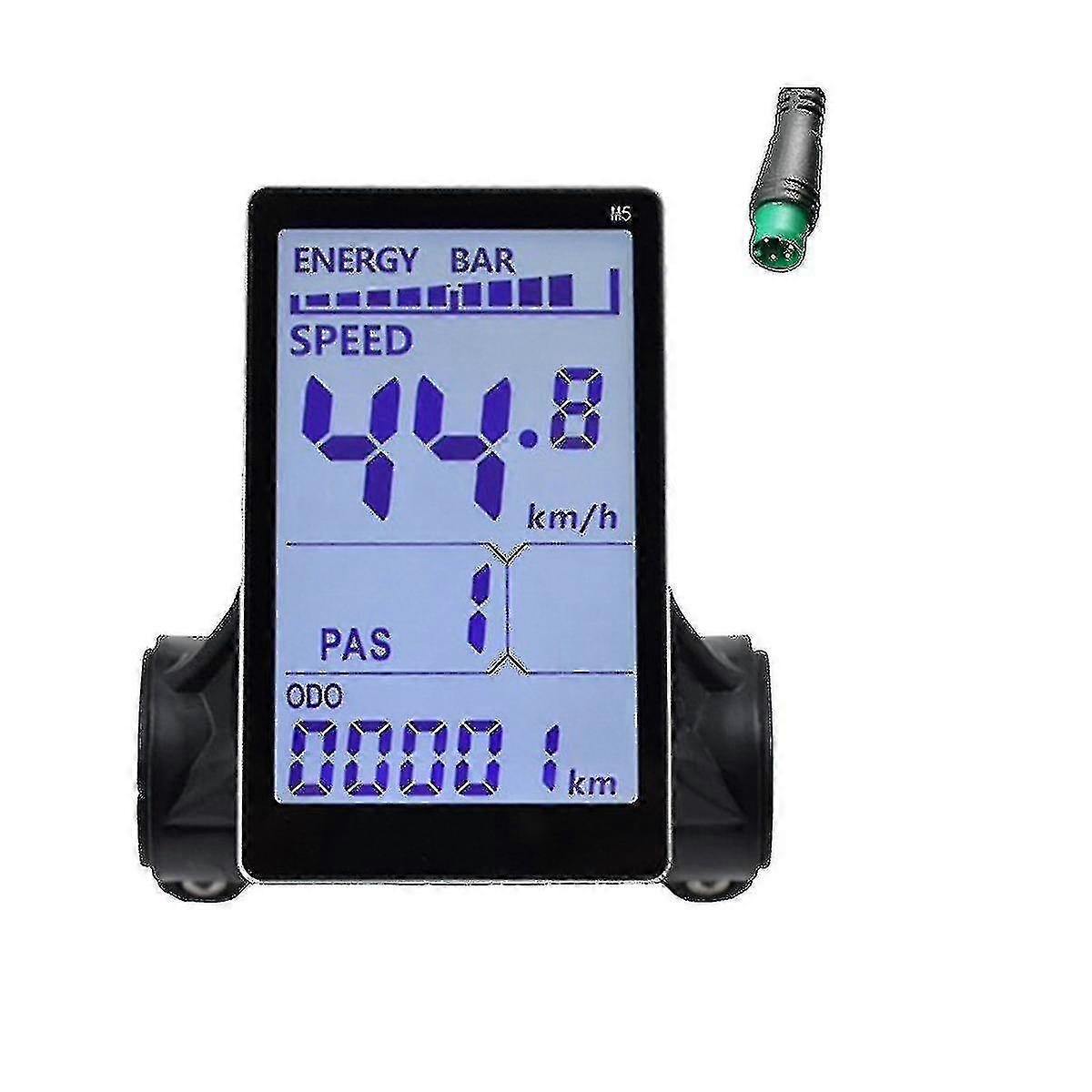 2024 M5 Elcykel Lcd Display Meter 24v 36v 48v 60v E Scooter Lcd Panel Skärm För Mountain Elec
