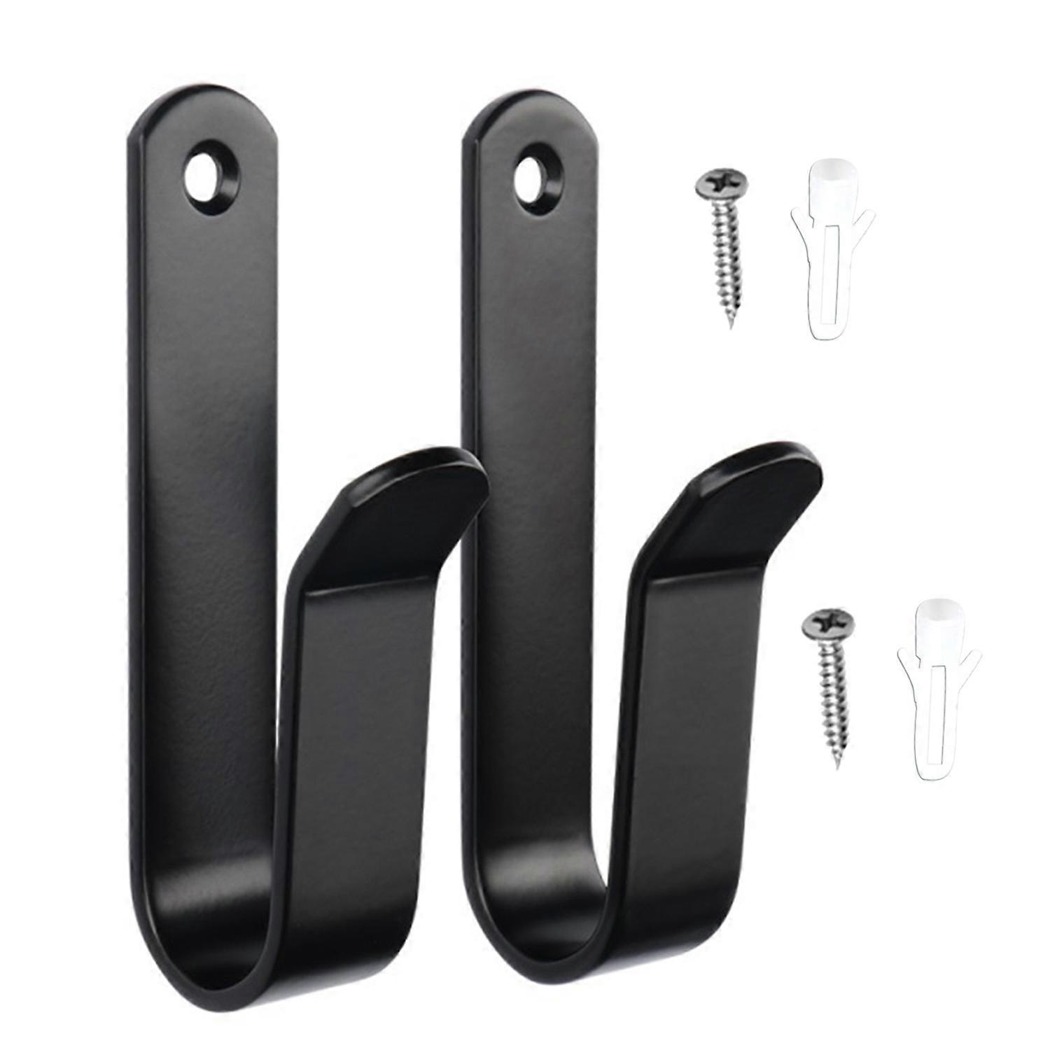 2 Pcs Snowboard Wall Mount Hooks Punching Great Load Bearing Thickened Heavy Duty Anti-slip Bag Hat