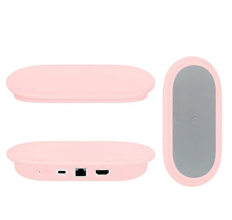 Mainframe Protective Case for Google TV Streamer(4K) Anti-Drop Specialized Silicone Protective Case Accessories (Pink)