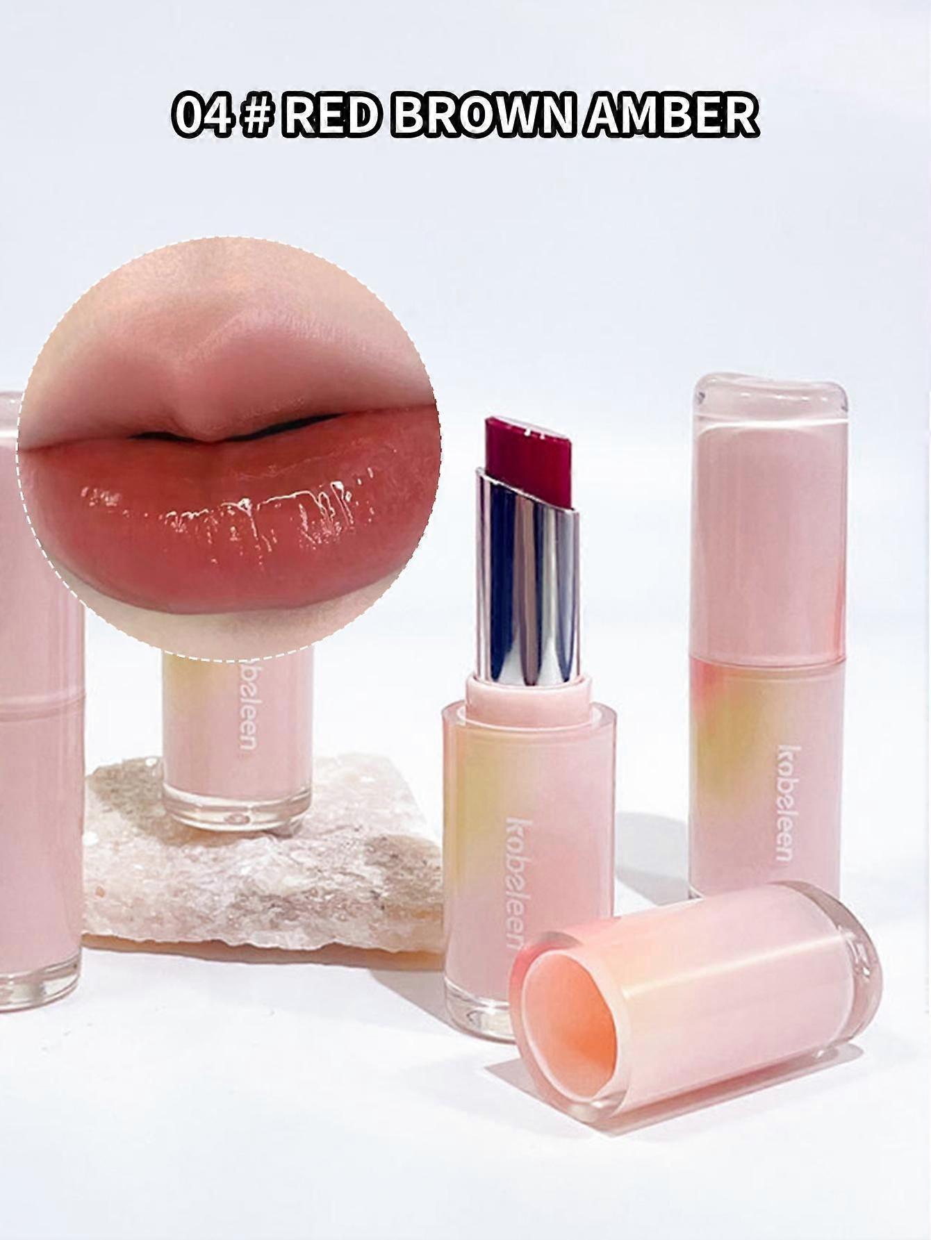 1pc Moisturizing, Long-lasting, Non-stick Cup, Glossy Lipstick For Daily Wear; Brightens Up Skin Color And Gives A Natural No-makeup Lip Look; Waterpr
