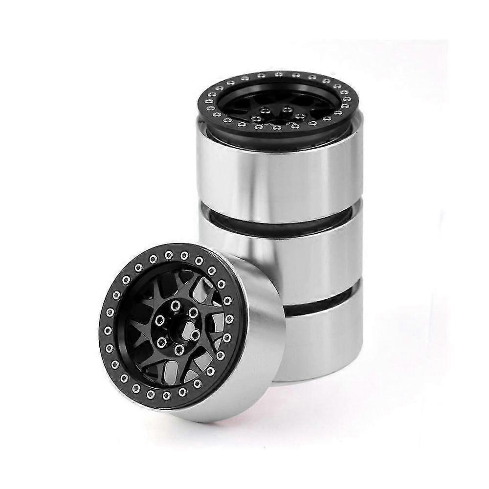 2.2 Metal Beadlock Felge Radnabe passend für 1/10 RC Crawler Car Axial SCX10 Wraith Capra RR10 RBX10