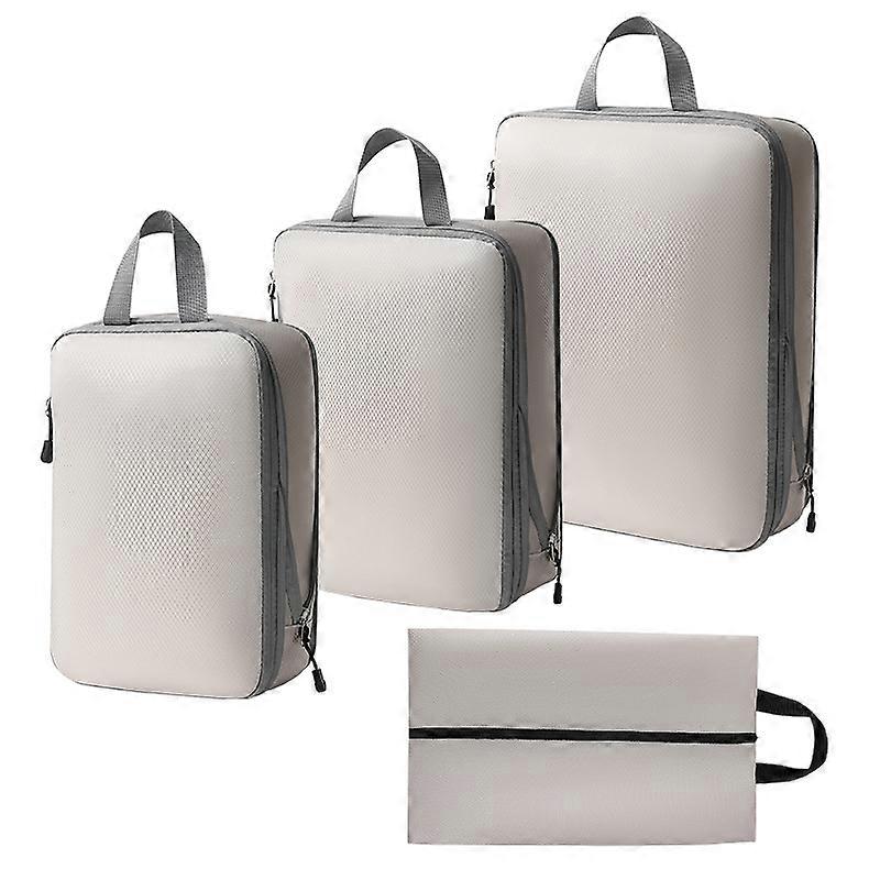 Beige Organizers for Camping and Travel Efficiency