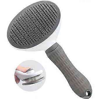 Cat Brush Dog Brush, Self-cleaning Grooming Massaging Comb, Effective Removal of Dead Hair and Tomentose Hair