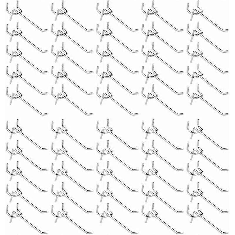 50pcs Pegboard Hooks for Display Pegboard Garage Shop Tool Storage