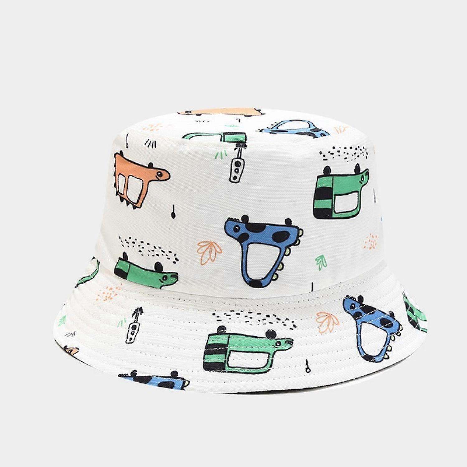 Cute Bucket Hat Beach Fisherman Hats for Women, Reversible Double-Side-Wear