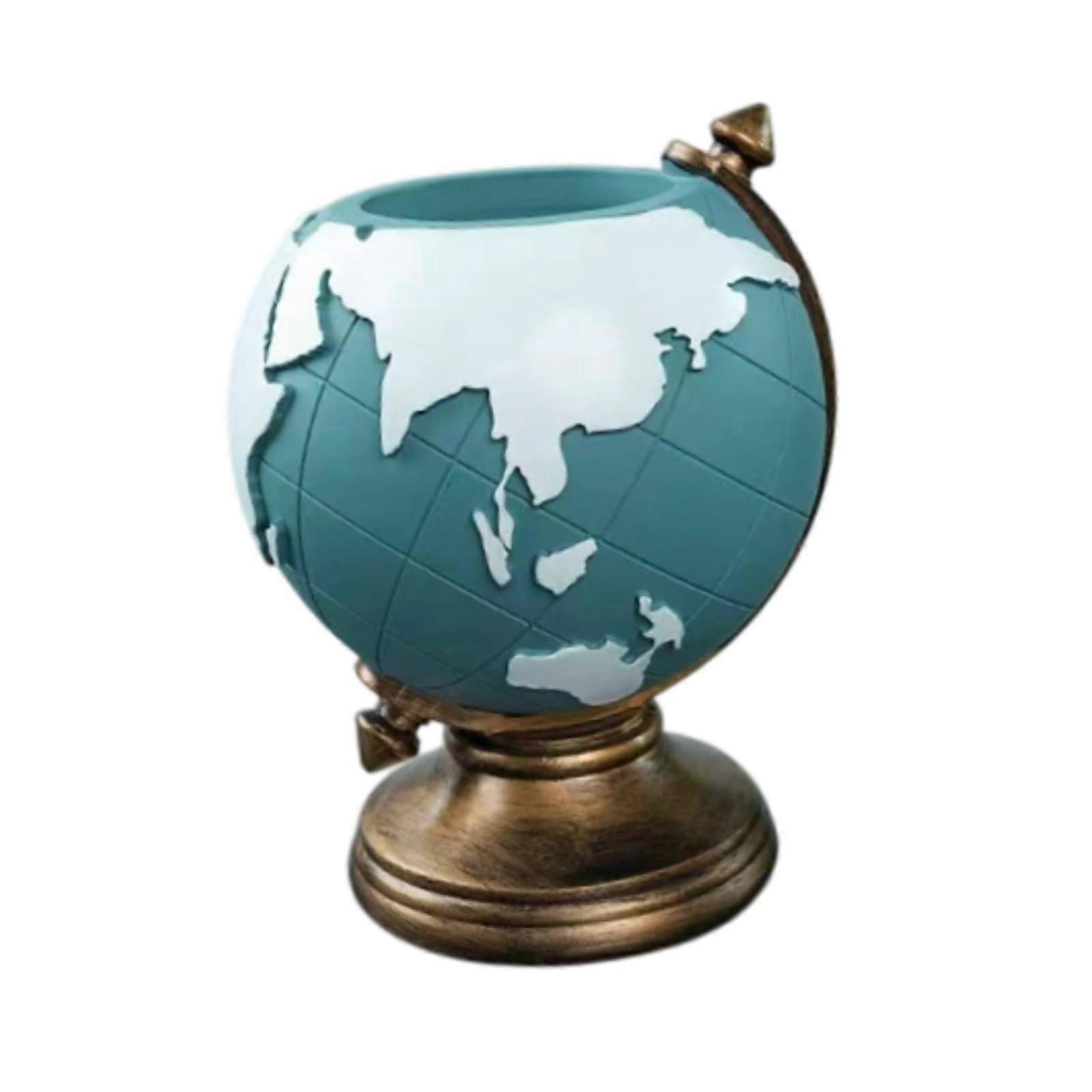 Porta-lápis de caneta globo conveniente e resistente ideal para presente de lápis para casa