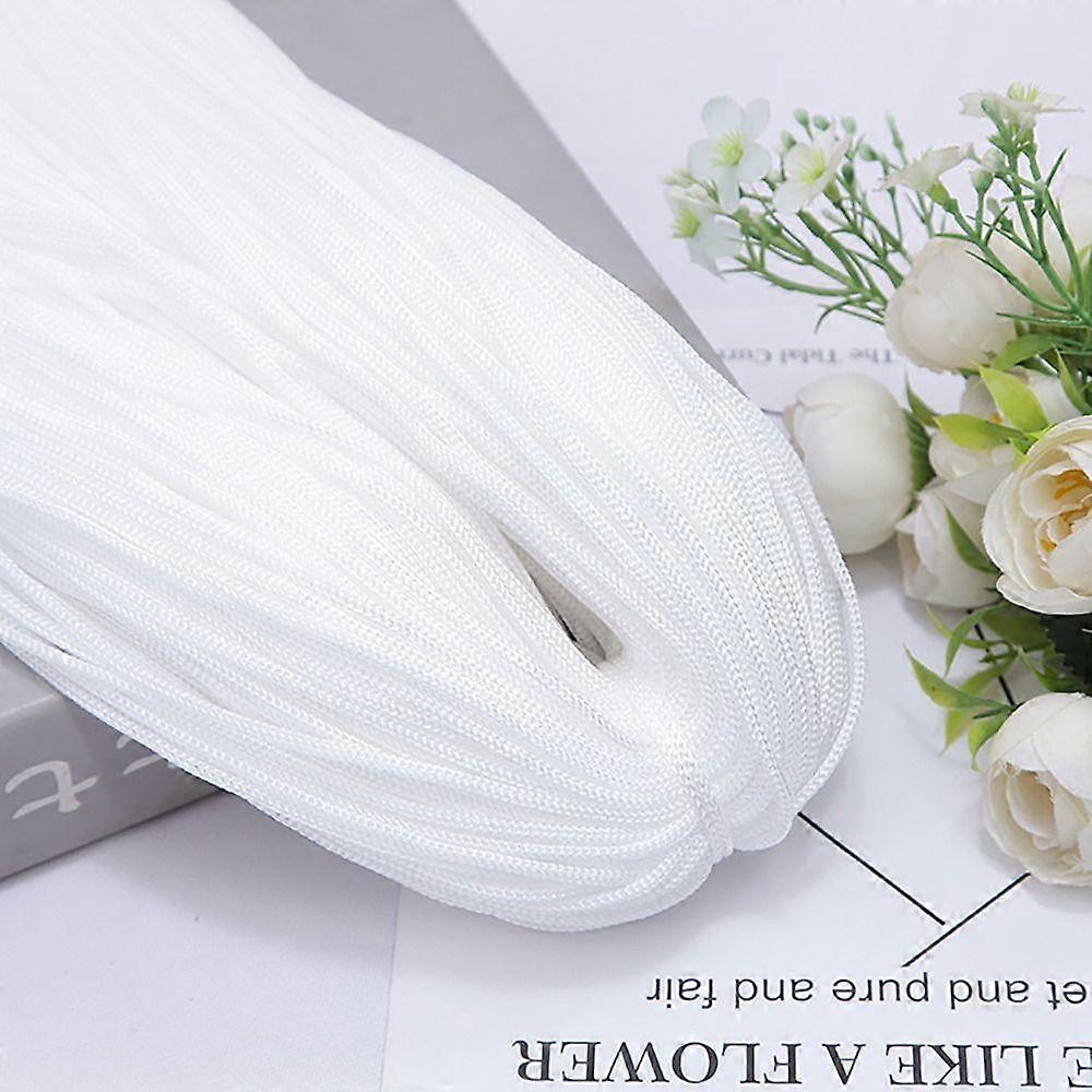 Hand-Woven Macrame Rope 200M 3mm Handicrafts Thread Textured Nylon Cord DIY