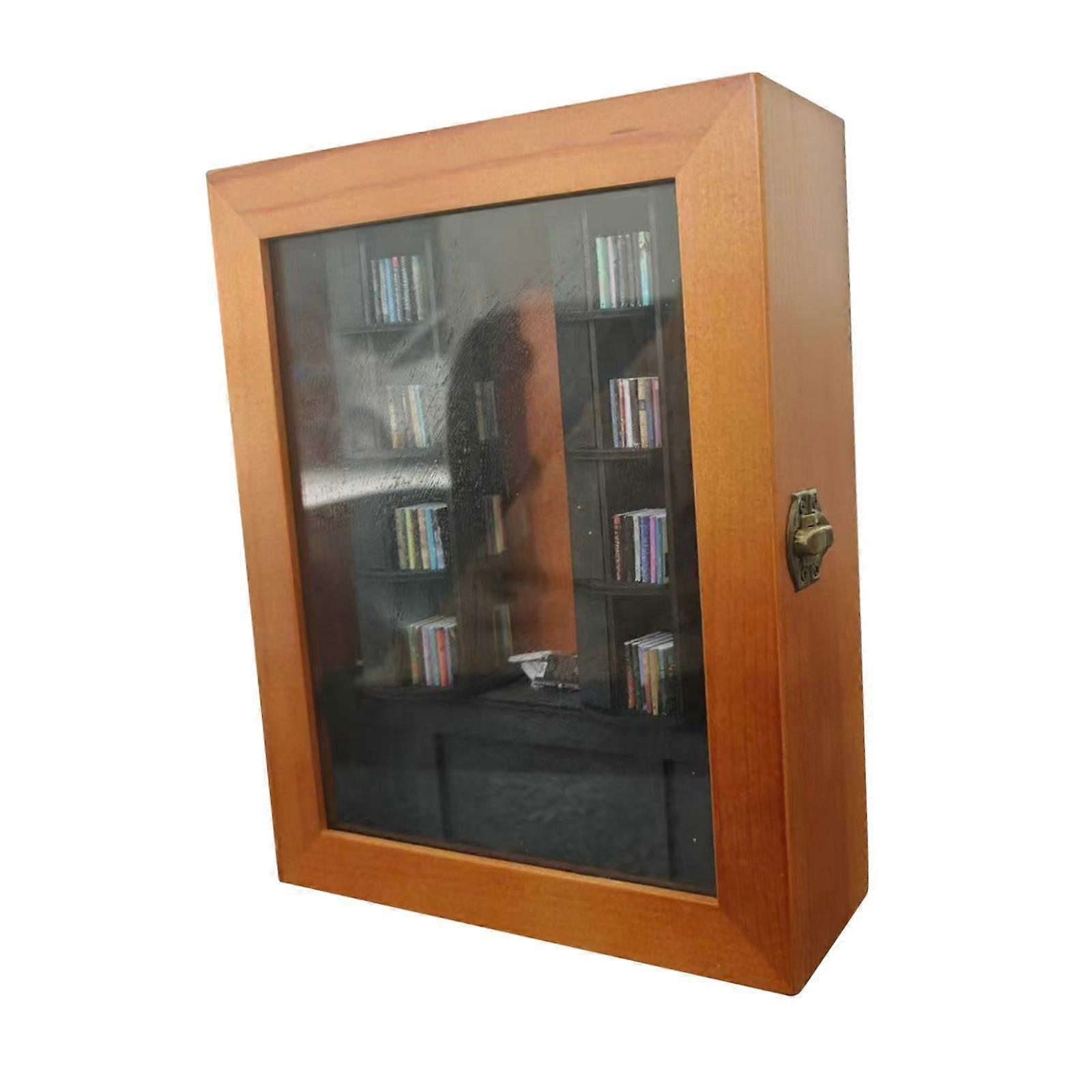 Bookshelf Statue Gift Miniature Book Display Figurine for Desk Shelf Walkway