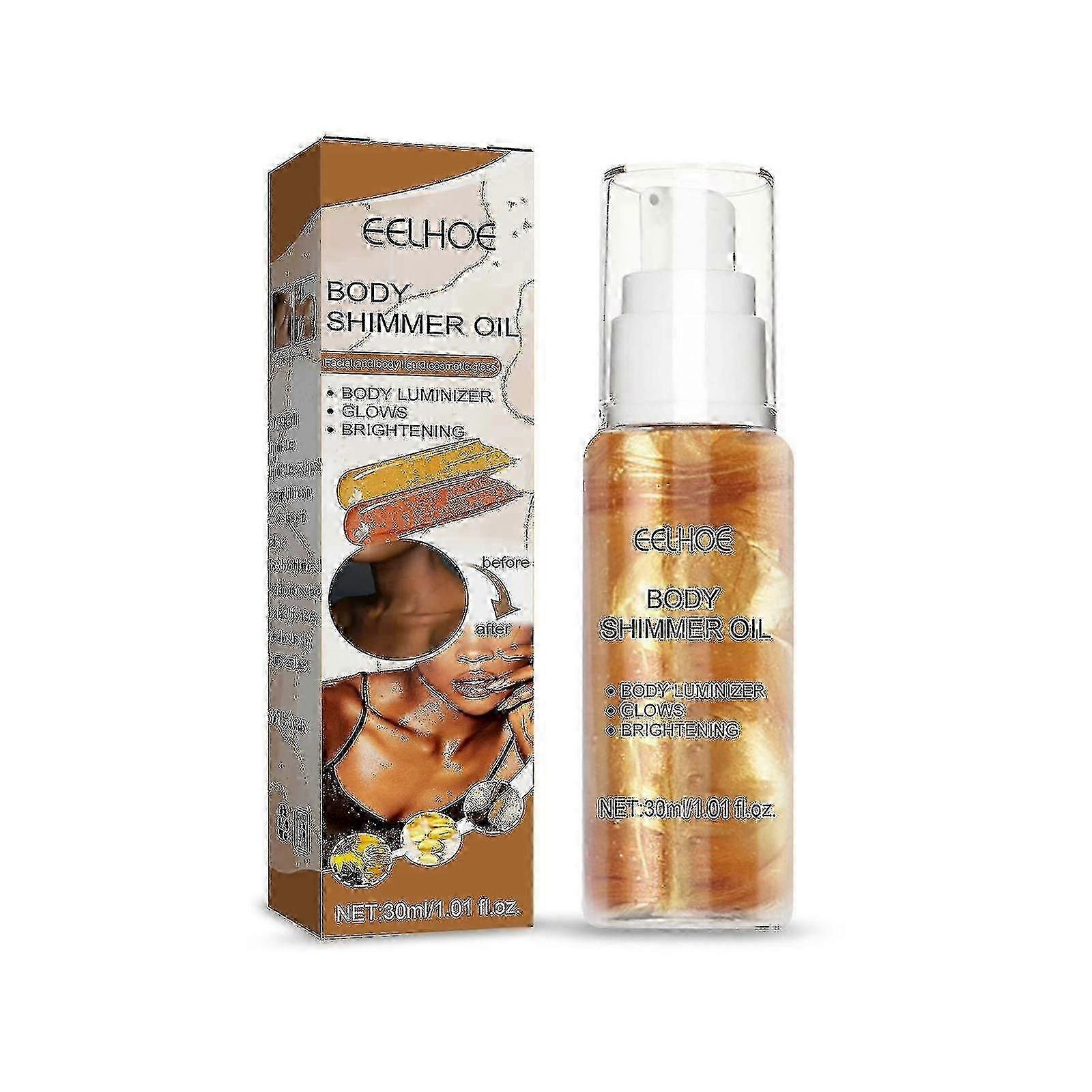 Eelhoe Σώμα Highlighter Πρόσωπο και Το Σώμα Ρύθμιση Λάμψη Πούδρα Λάμψη Μακιγιάζ Διαμαντένιο Δέρμα Highlighter Φλας