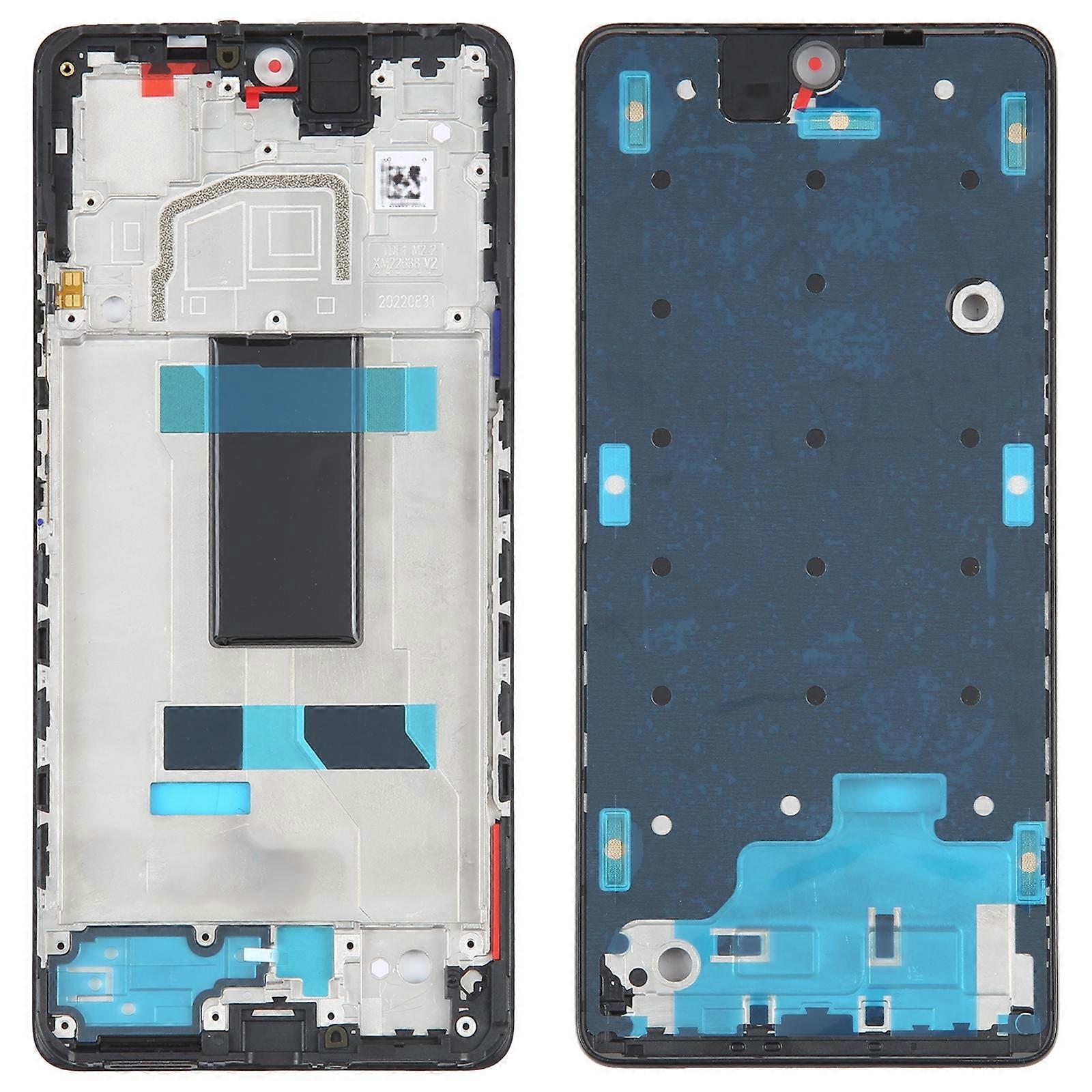 For Xiaomi Redmi Note 12 Pro 5G COMPATIBLE Front Housing LCD Frame Bezel Plate