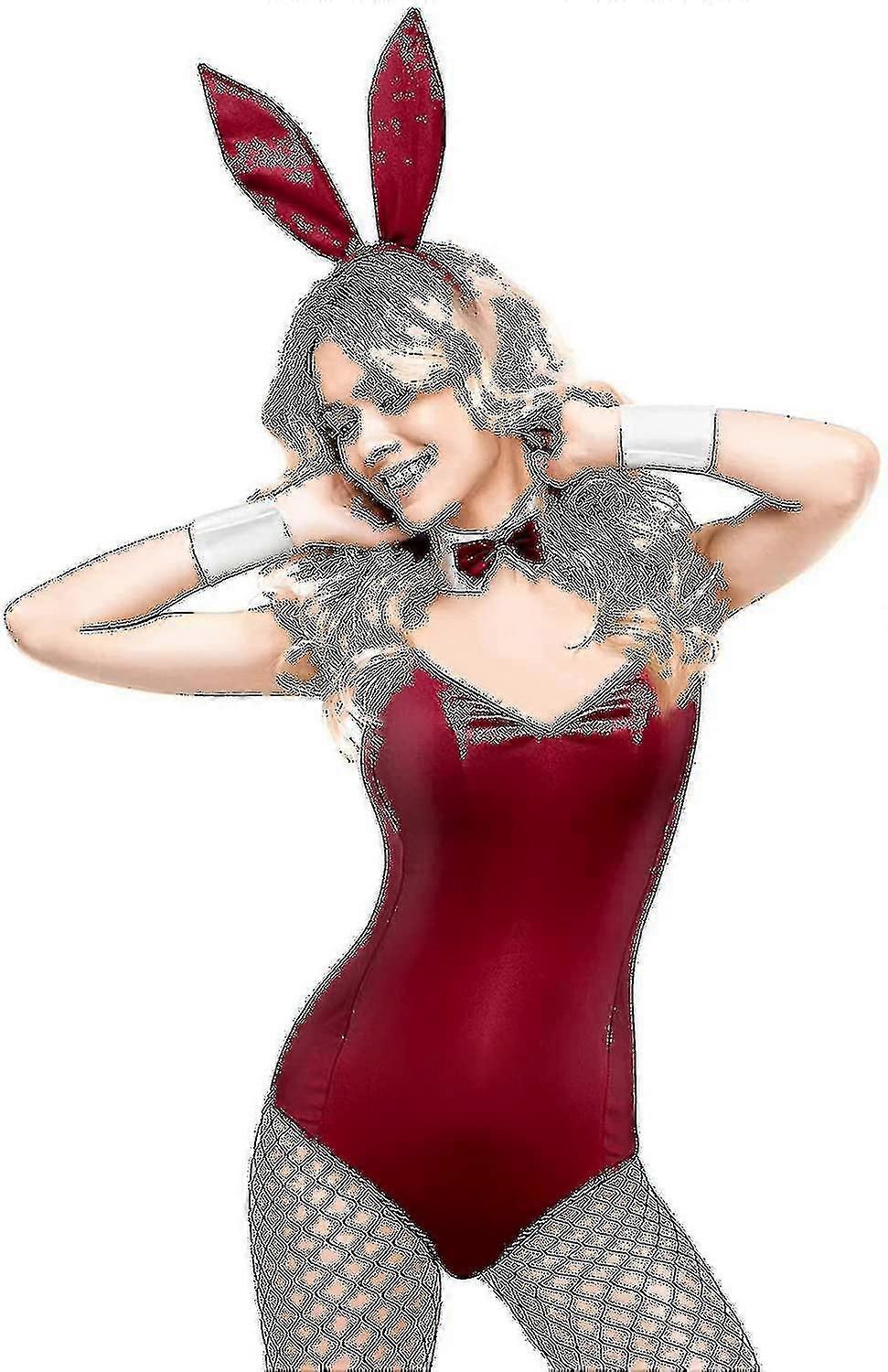 6pack Fluffy Triangle Thong Rabbit Sexy Costume