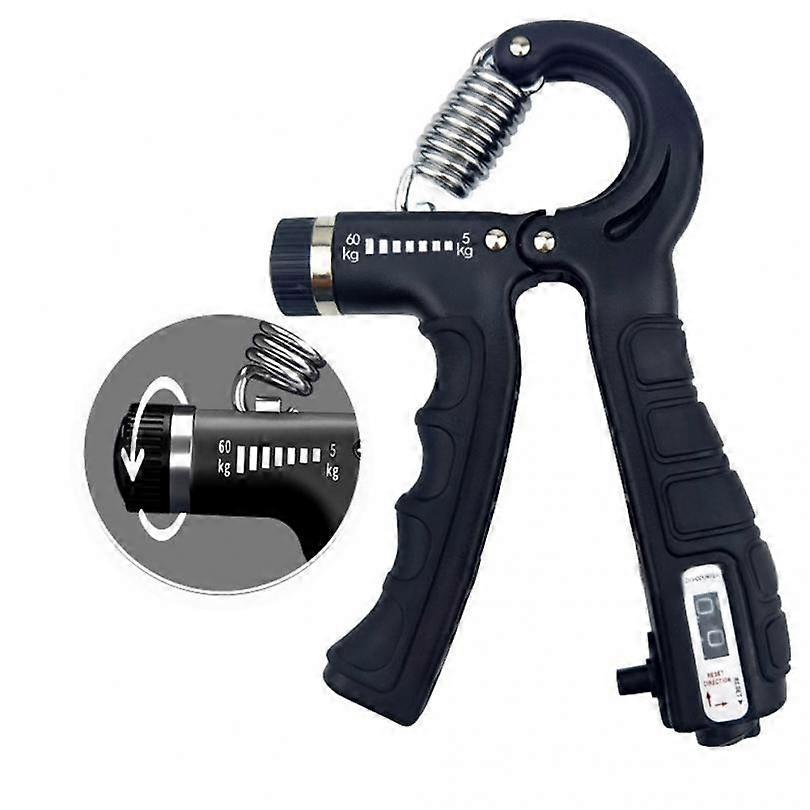 1 Set Adjustable Countable Hand Grip Set for Gym Fitness / Family Indoor Exercise / Decompression