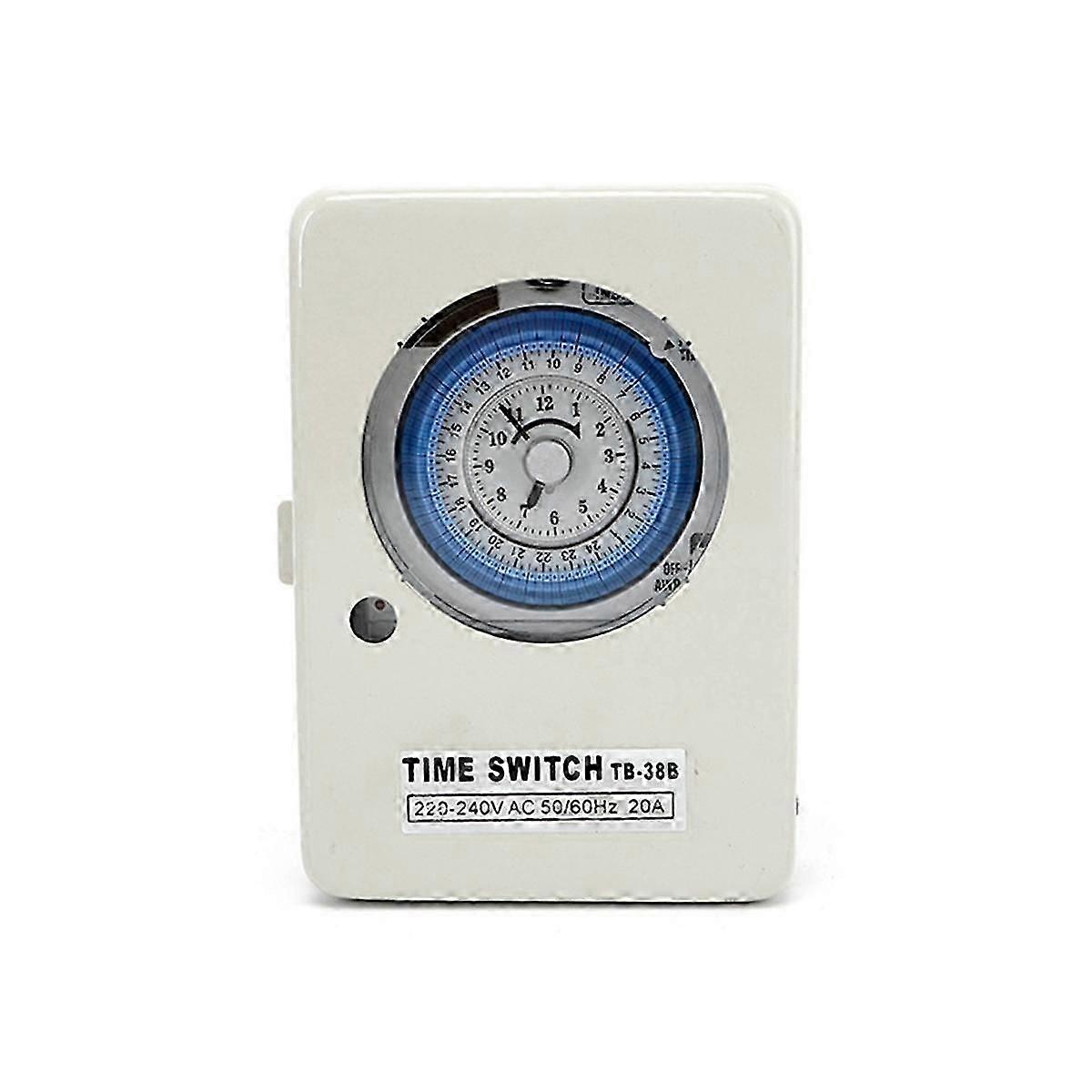 Exquisite TB-38B Microcomputer Rail-Type Household 220V Time-Controlled Switch Time Timing Switch Mechanical Timer
