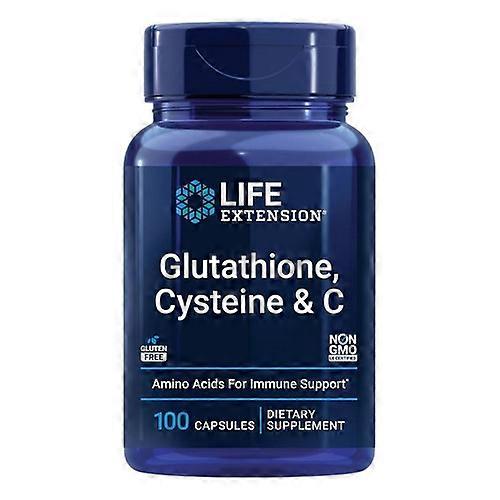 Life Extension Glutathione - Cysteine and C ,100 Vcaps (Pack of 1)