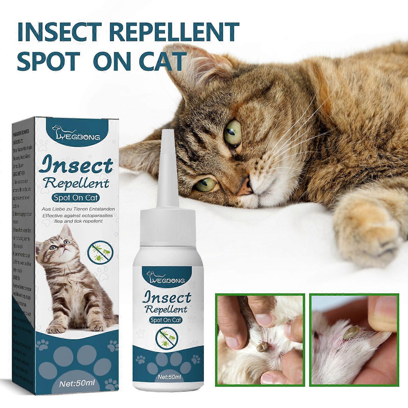 Picture of Pet Anti-Flea Tick Agent, External Deworming Skin Cleaning Tick Drops ...