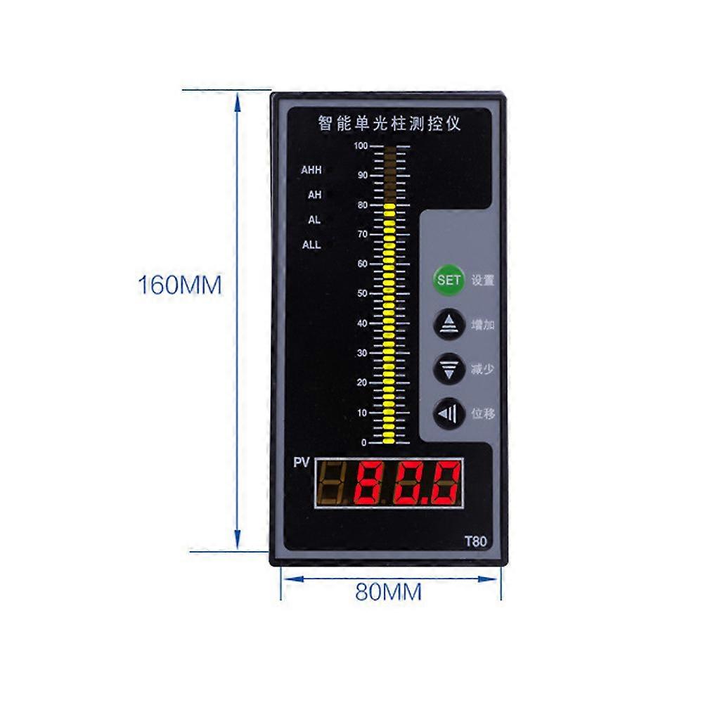 Integrated Liquid Water and Oil Depth Detector with LCD Display, T80 Intelligent Light Column