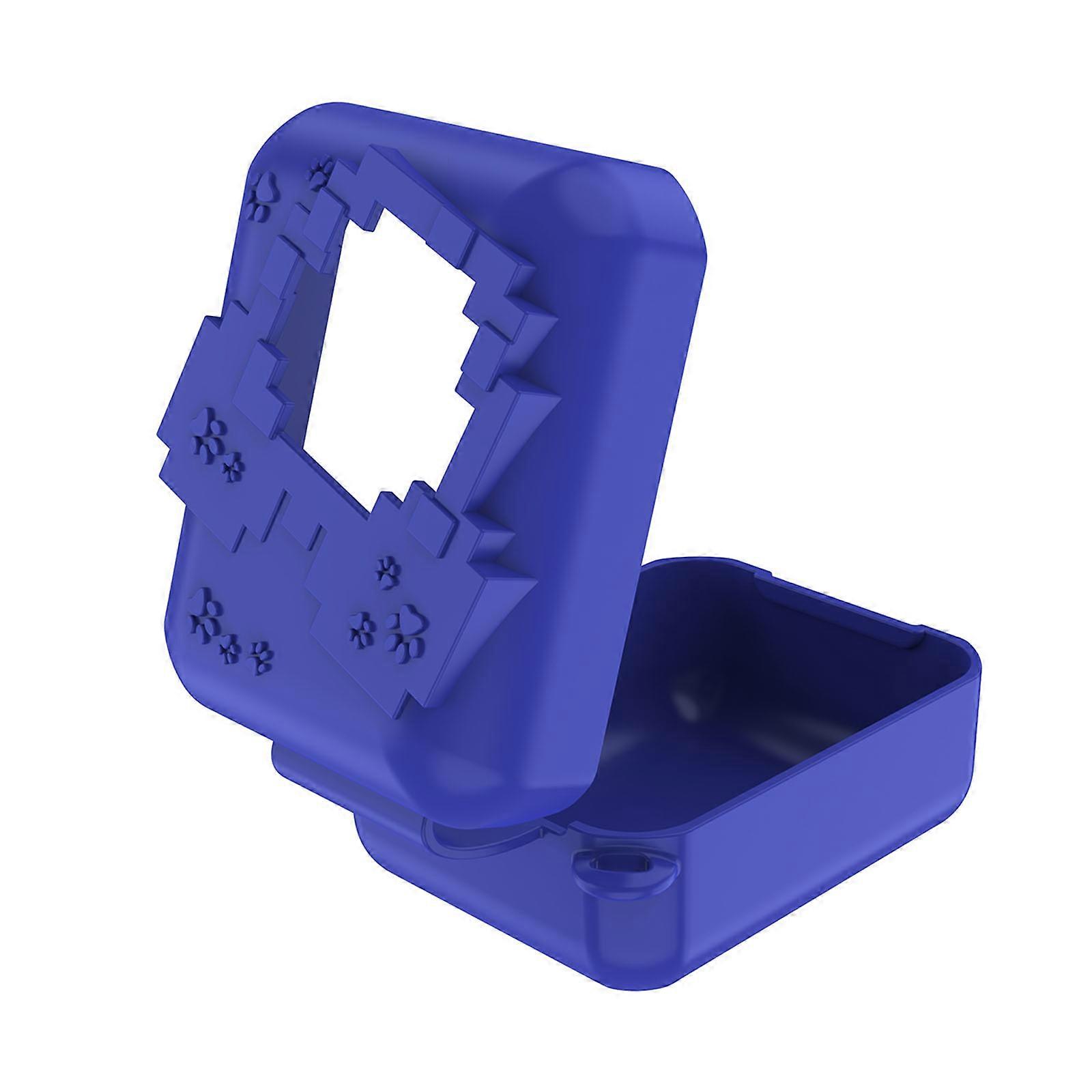 Flexible Sleeve Portable Silicone Cover for Digital Pet Interactive Virtual Toy Waterproof Skin Protector Sleeve  Blue