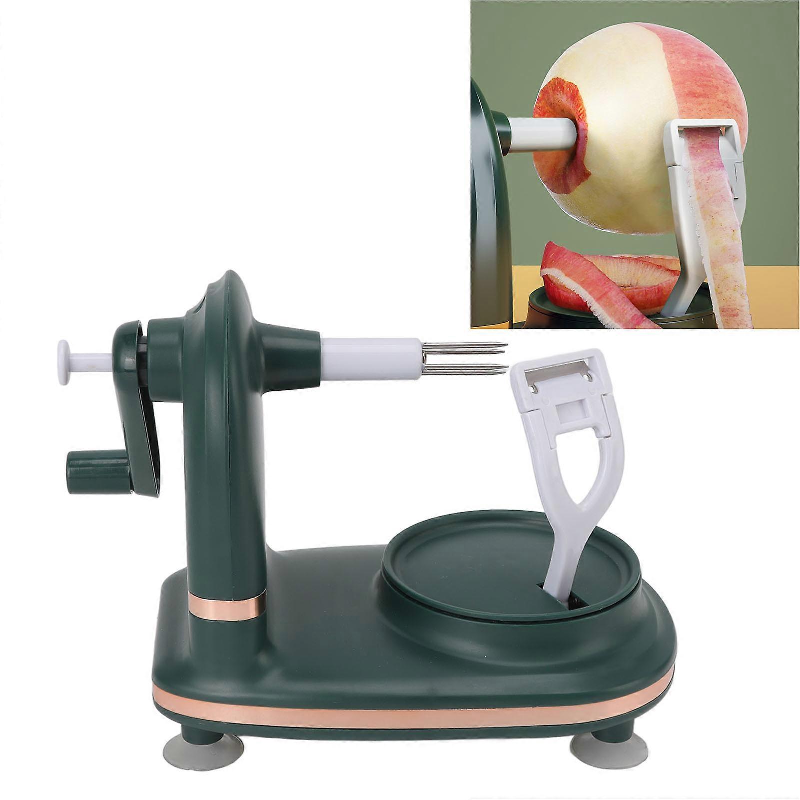 Apple Peeler Easy Operation Multi Function Fast Peeling Durable ABS Pear Peeler for Home Kitchen Fruit Upgraded Type 