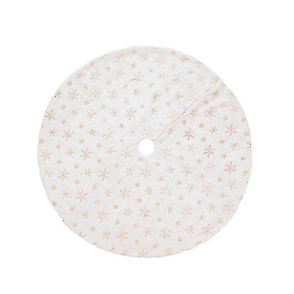 Christmas Tree Carpet Tree Skirt Mat Under The Tree Christmas Decorations for Home Snowflake