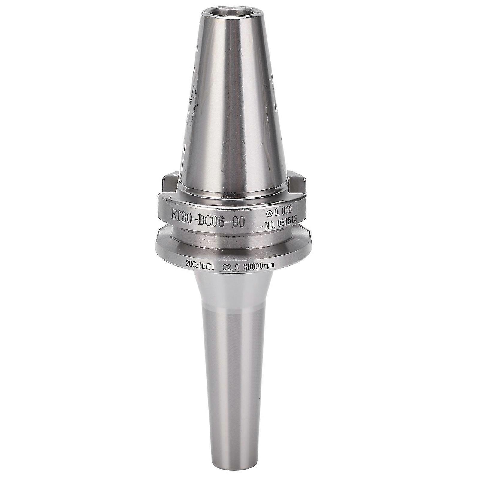 Collet Chuck Holder CNC Milling Tool Back Pull 20CrMnTi HRC48‑52 Hardware BT30‑DC06‑90