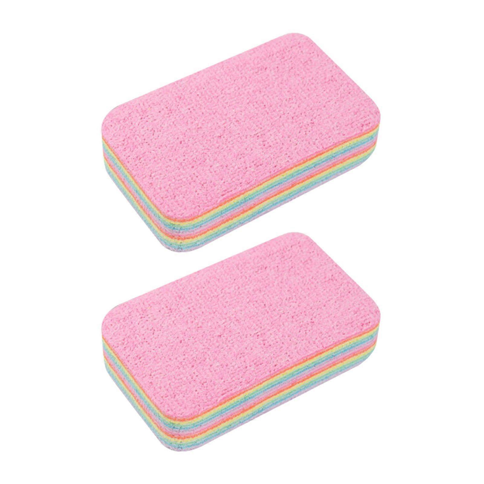 2Pcs Rainbow Rag PVA Wrap Technology Sponge Eco-Friendly Super Absorbent Cleaning Sponge Kitchen Accessories
