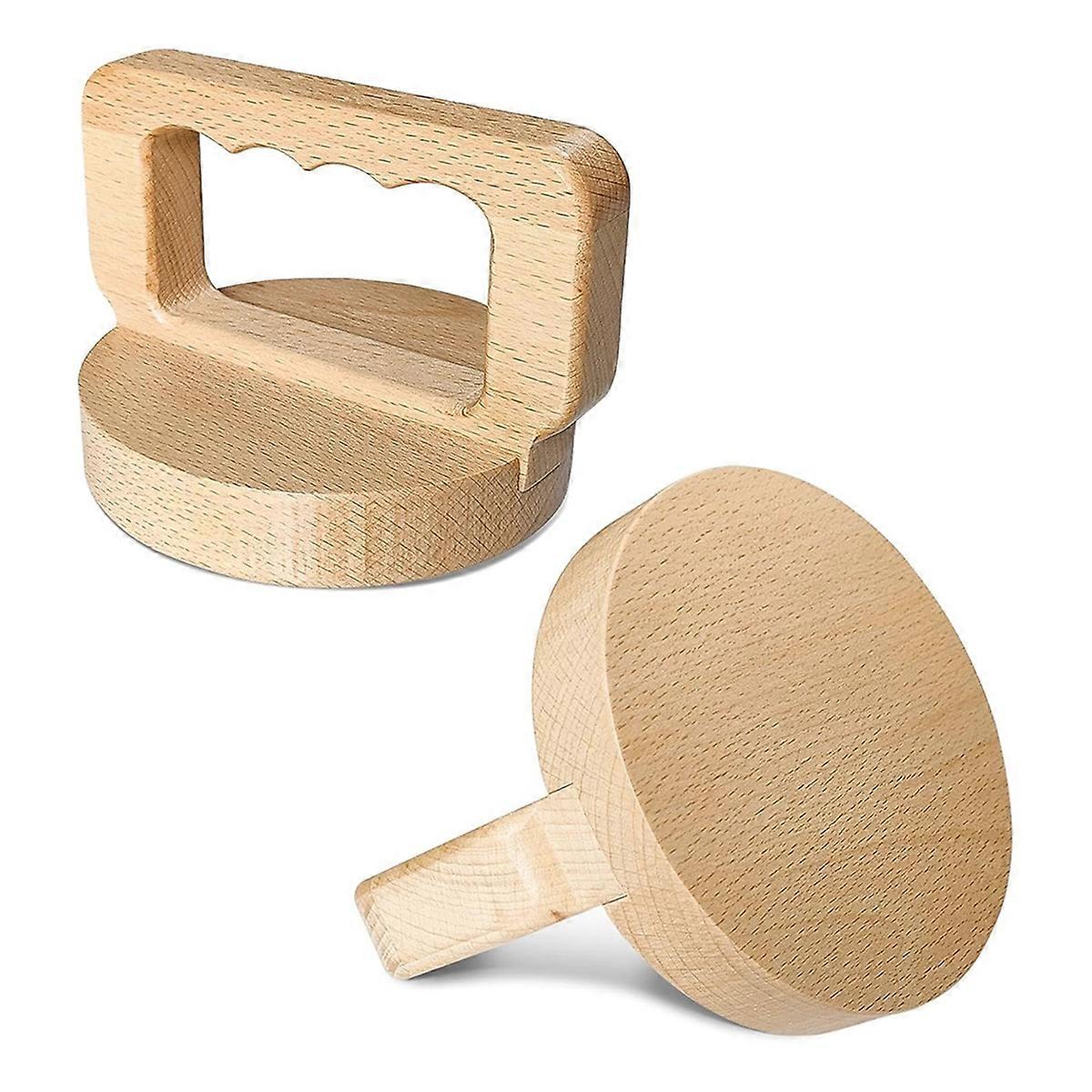 Wood Block Printmaking, Comfortable Ergonomic Handle for Block Printing, Linocut, Crafting, Scrapbooking, Pack of 2