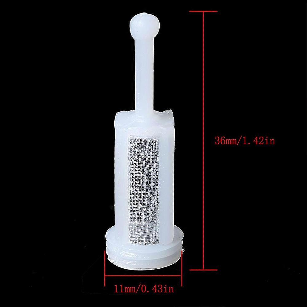 30Pcs Universal Tool Filters   HVLP Feed Paint Strainers Fine Mesh, White