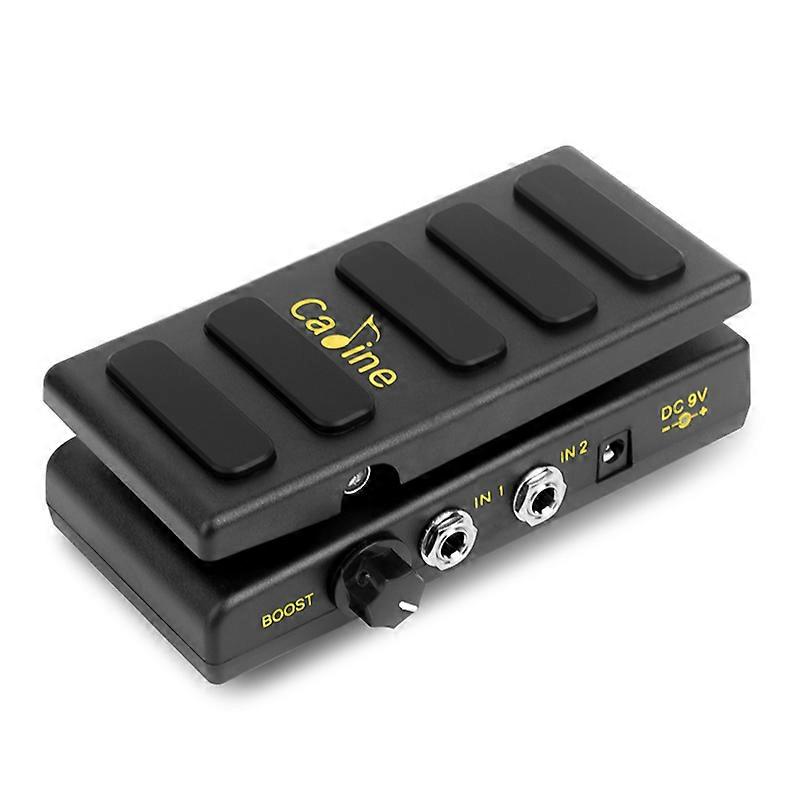 Caline CP-31P Volume Pedal with Boost Function Guitar Effect Pedal Vol Pedal Dual Channel DC 9V Inpu