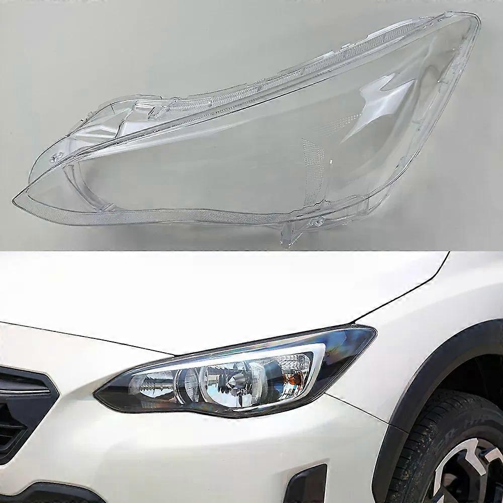 For Subaru XV 2018-2022 Plexiglass Front Headlamp Cover Transparent Lampshade Lamp Shade Headlight Shell