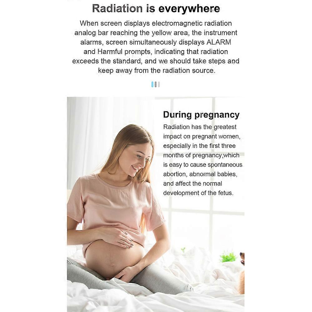 Handheld Portable Electromagnetic Radiation Detector Household Laboratory Hospital Multi-function Te