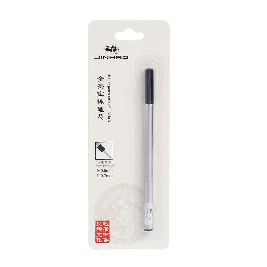 0.5mm Rollingball Kalem Dolum Jel Rulo Top Dolum, Mavi/Siyah Mürekkep Orta Nokta Yazmak için Pürüzsüz Hızlı Kuruma