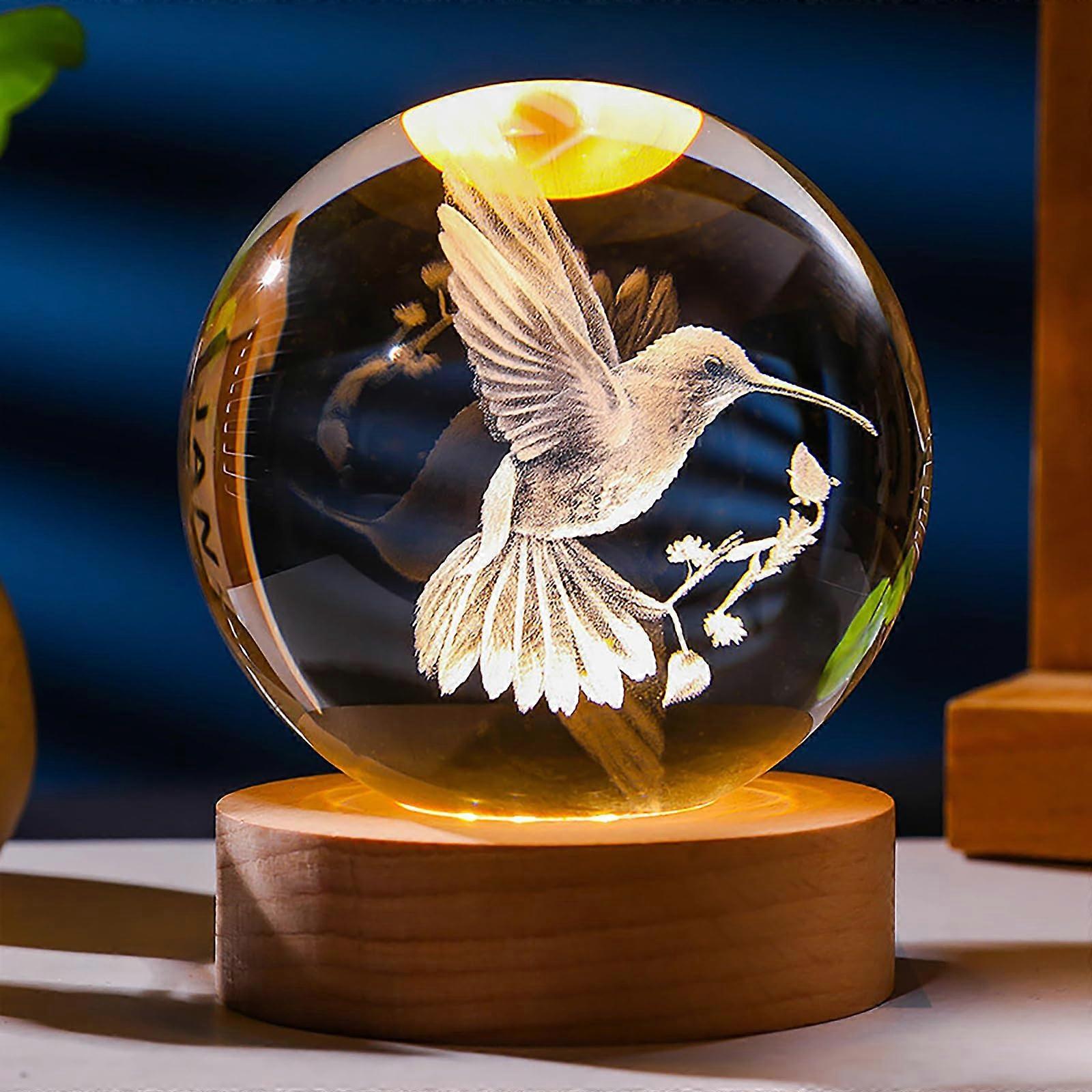 Large 3D Bird Lamp for Bedroom Decor, Decorative Night Light, Unique Bird Figures, LED Table Lamp, Modern Design
