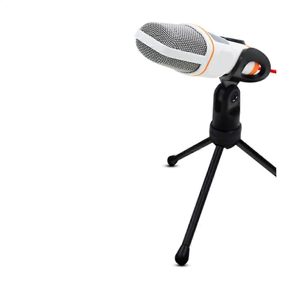 Recording Condenser Microphone is Suitable for Laptop Computer Professional USB Microphone Game Live Broadcast (Color : White, Size (White