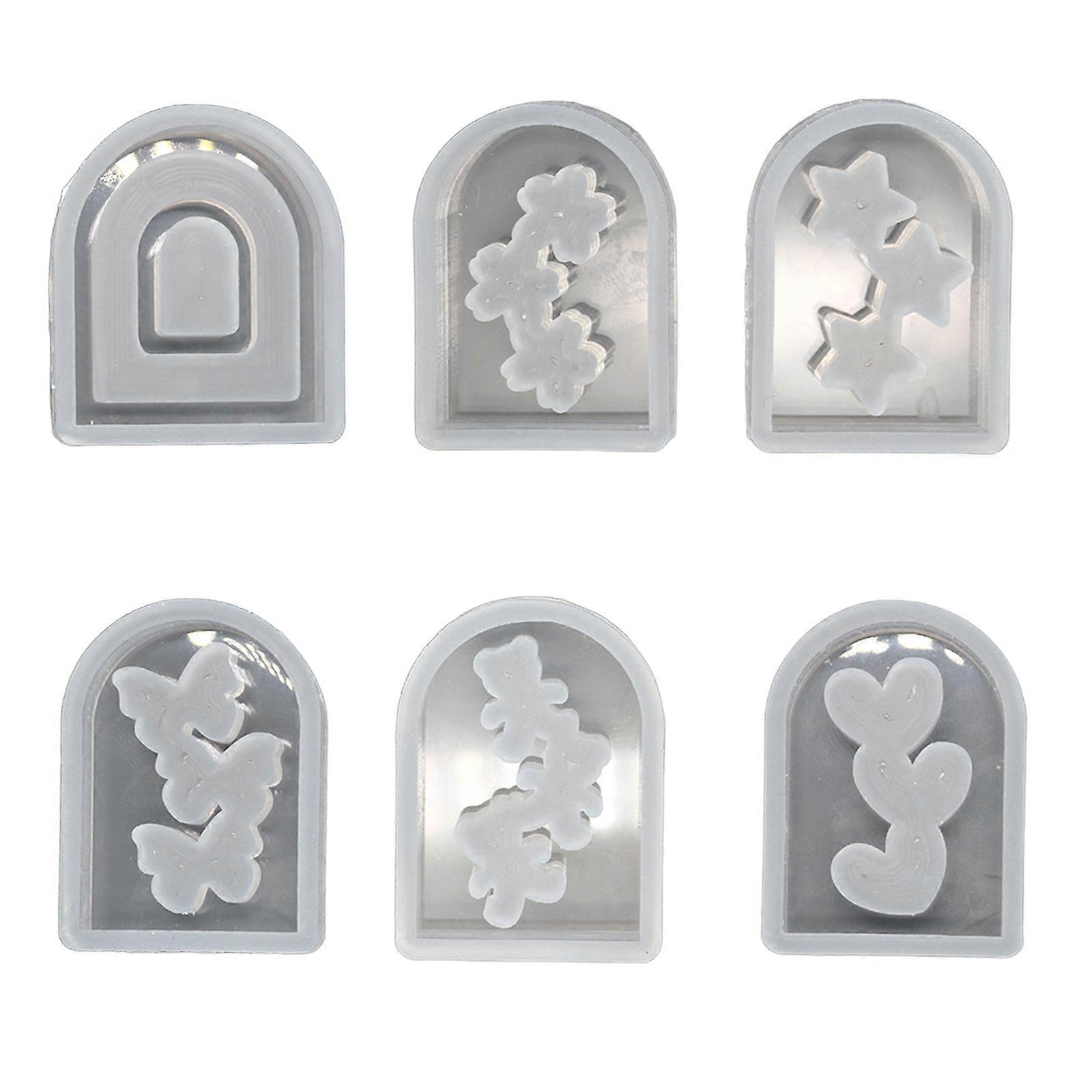 Convenient Silicone Mold Practical Car Ornaments Mould Epoxy Resin Jewelry Pendants Making Molds for DIY Enthusiasts