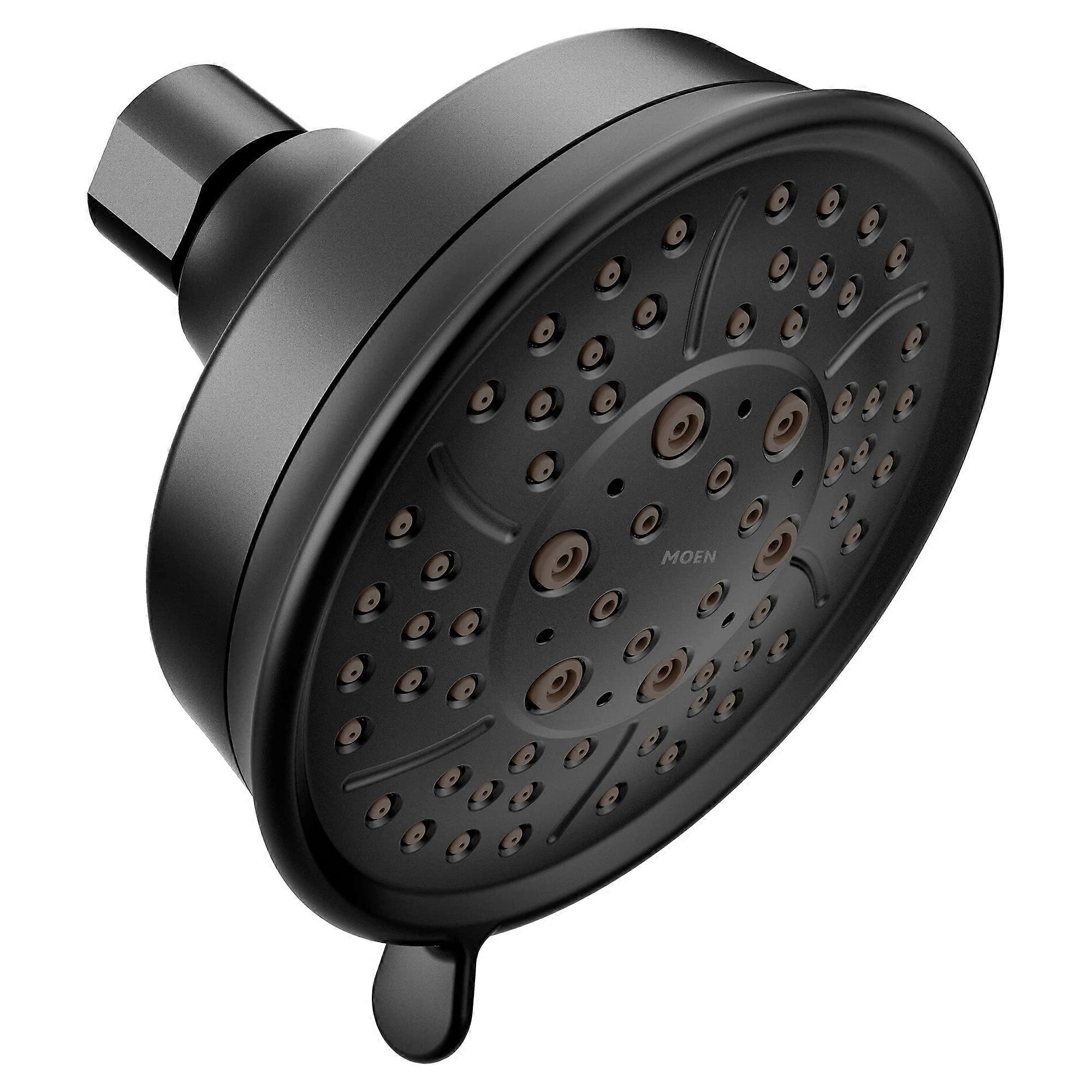 Moen 3638BL Shower ACC-Core Four-Function 4-3/8-Inch Spray Head Matte Black