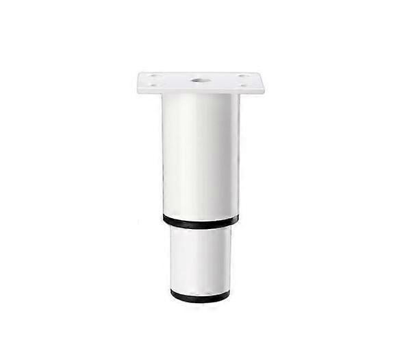 Furniture Leg Set of 2 Telescopic Adjustable Furniture Legs (White-8cm Adjustable to a Total Length of 12cm)