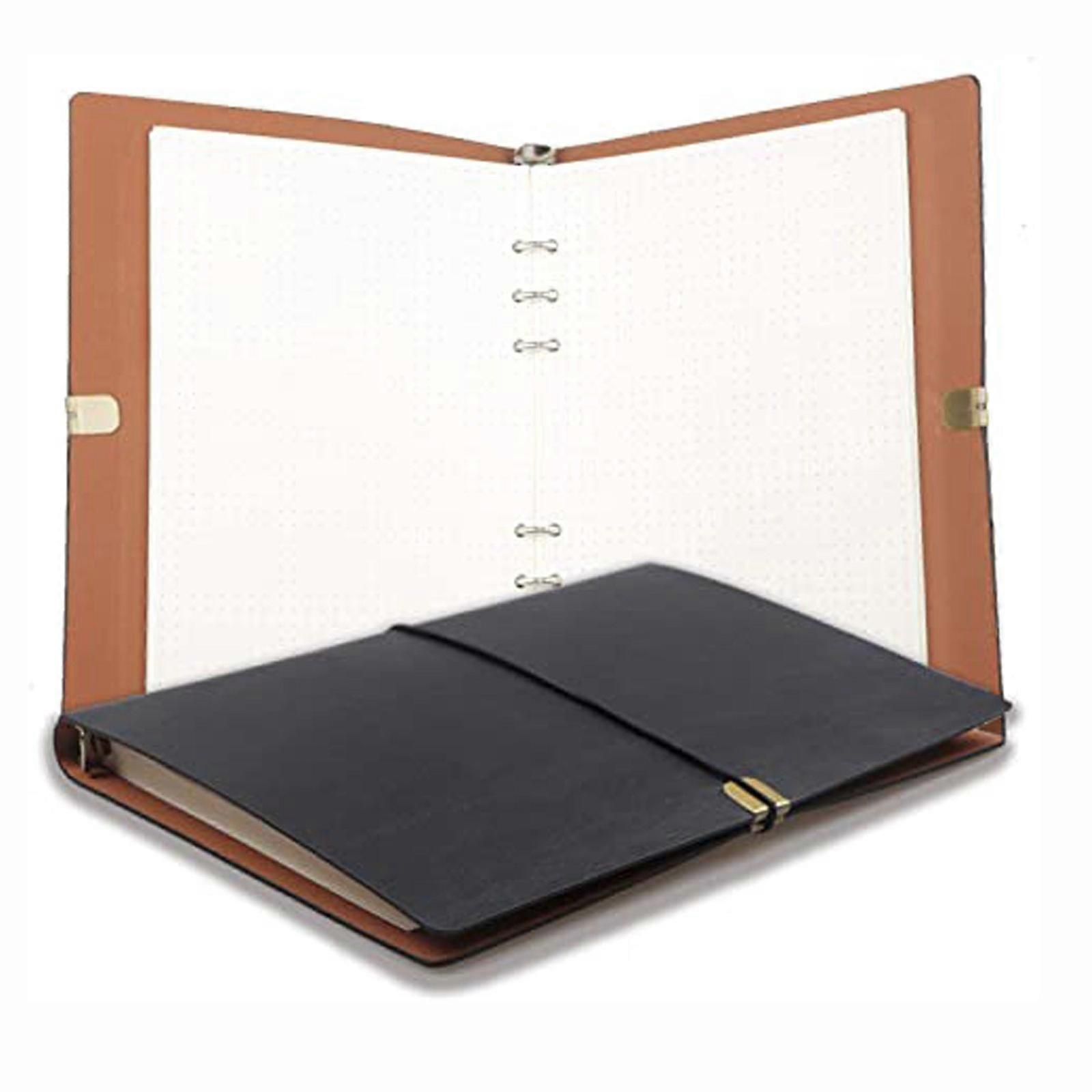 A Leather binder Notebook Diary Notebook diary replaceable paper Durable