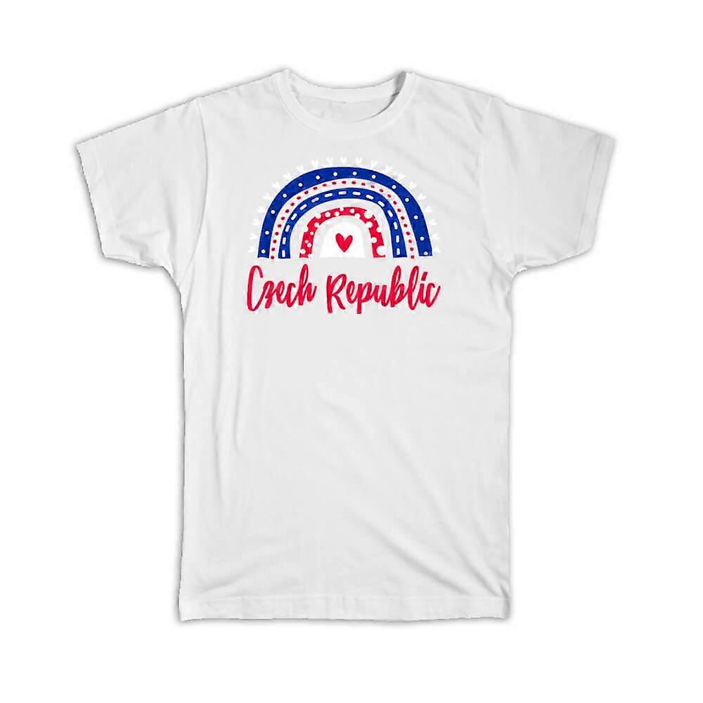 Gift T-Shirt: Czech Republic Rainbow