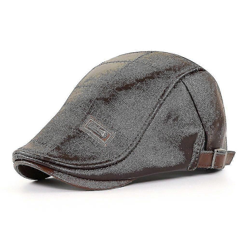 Top Level Leder Newsboy Winter/Herbst Warm Caps