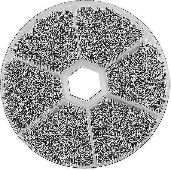 970 Pcs Open Jump Rings Stainless Steel Split Ring For Diy