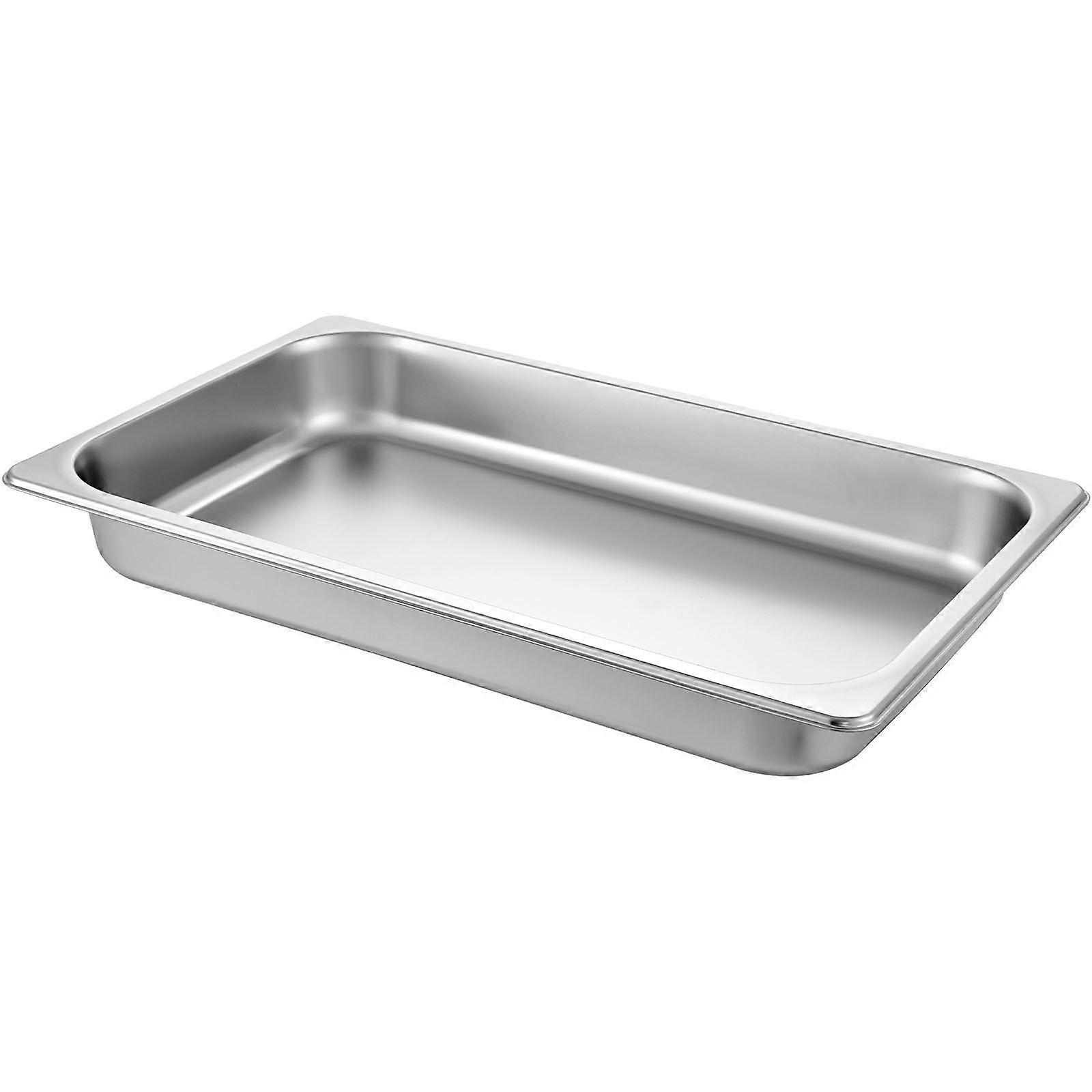 6 件 1/1 Gastronorm 锅 8.5 升 65mm 深蒸汽锅 食品容器 不锈钢