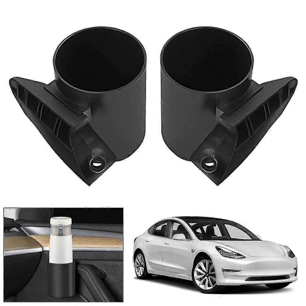 Model Y Cup Holder for Doors, Compatible with 2017 Tesla Model 3 and Y, Holds 2.91 Inch Diameter Bottles, Durable Design