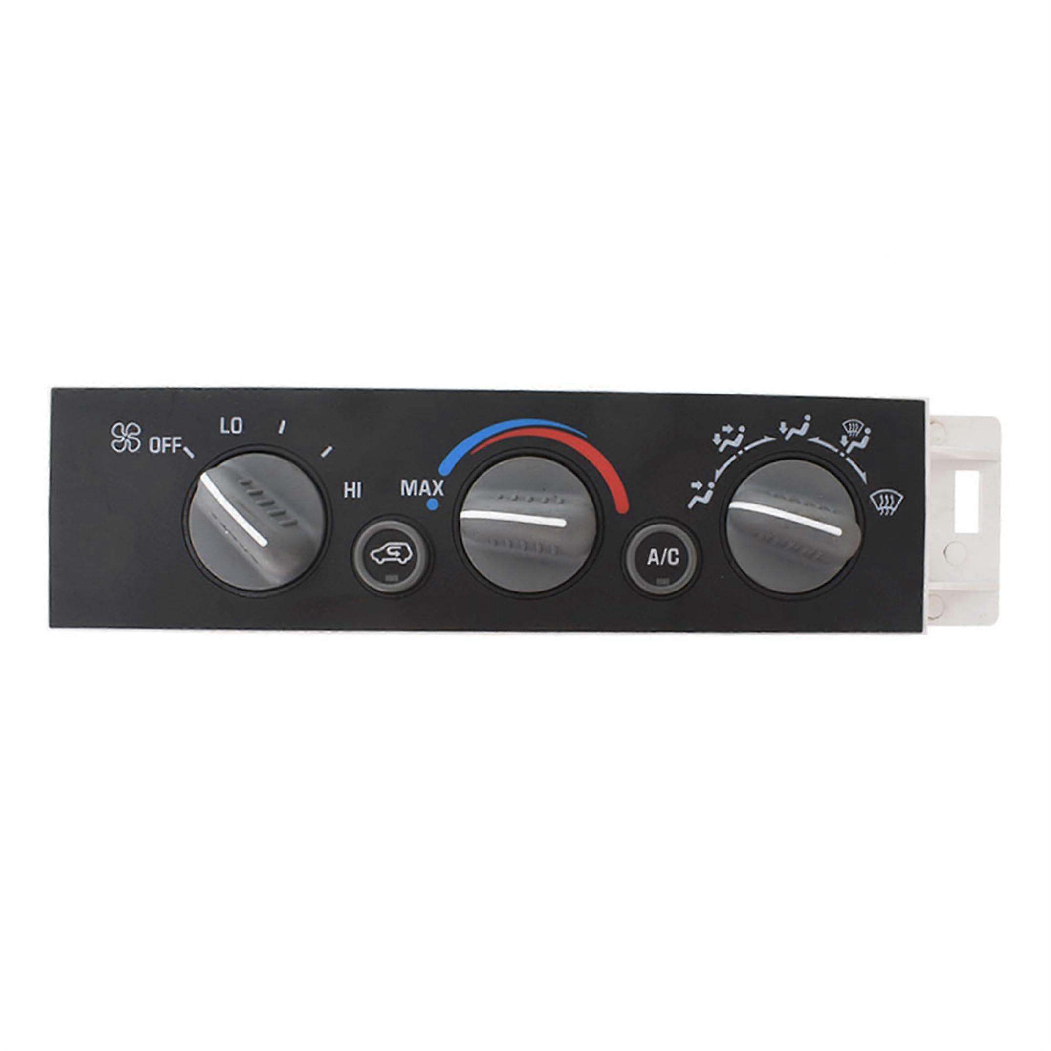 A/C Air Conditioning Heater Control Panel For Escalade C1500/C2500/C3500 K1500/K2500/Suburban/C3500HD Push Button Black