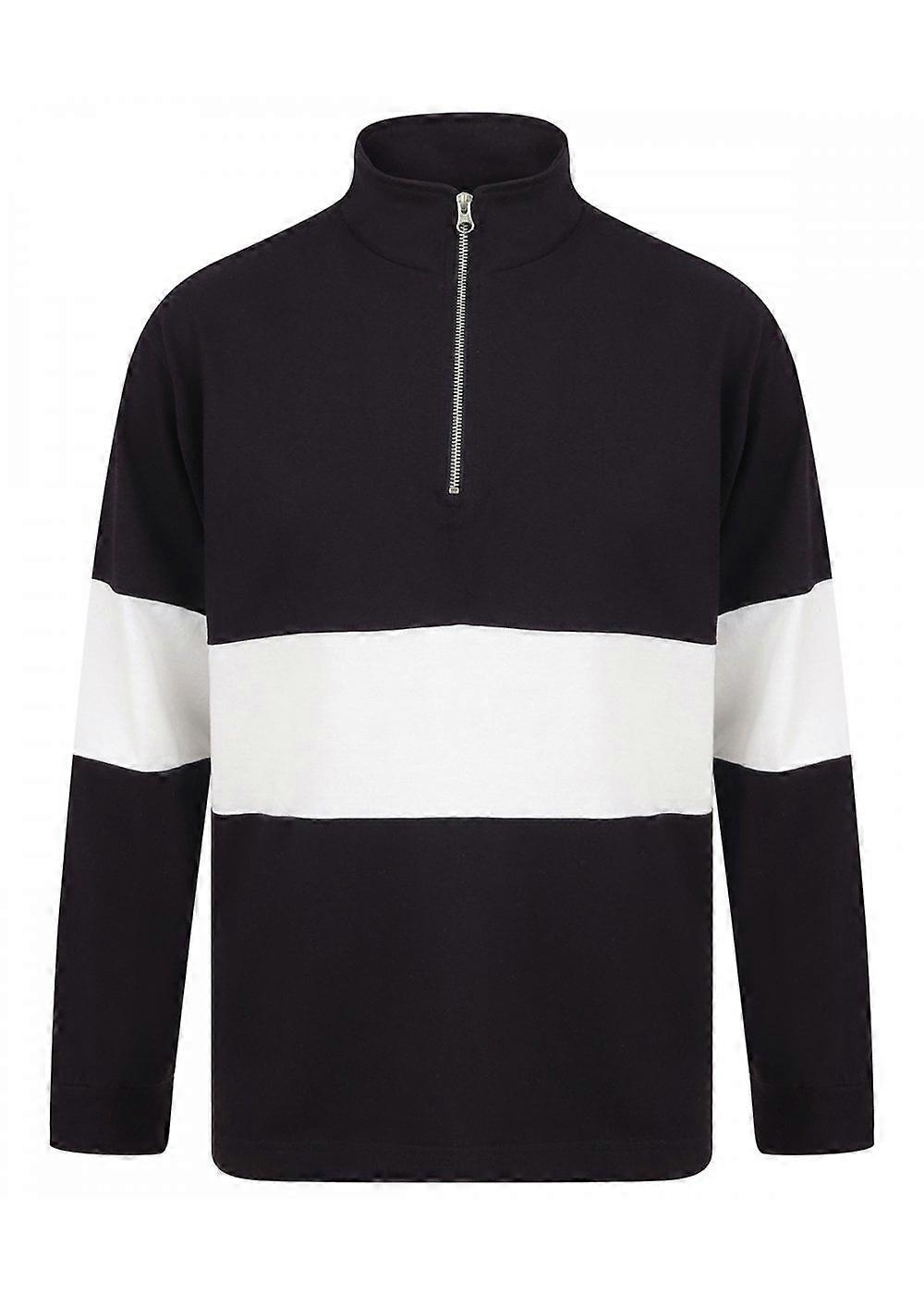 Men's Front Row Panelled ¼ Zip FR06M