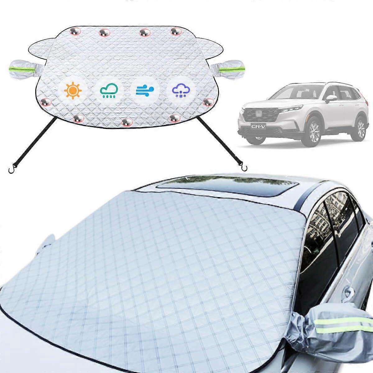 Windshield Snow Cover Compatible with Honda CRV SUV 2017 Custom Fit LX EX EXL