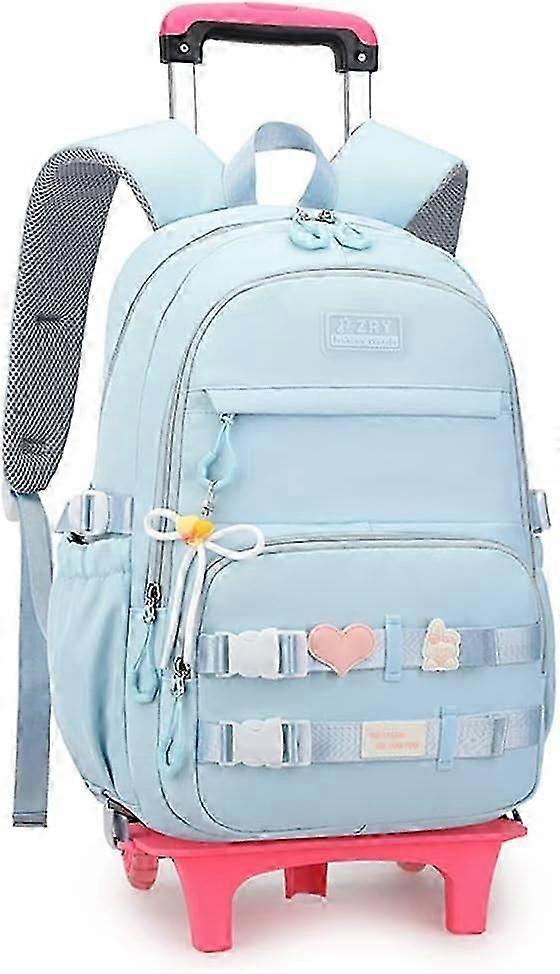 Girls Rolling Backpack Wheeled Backpack for Boys Trolley School Bags Kids Luggage Roller Backpack with Wheels