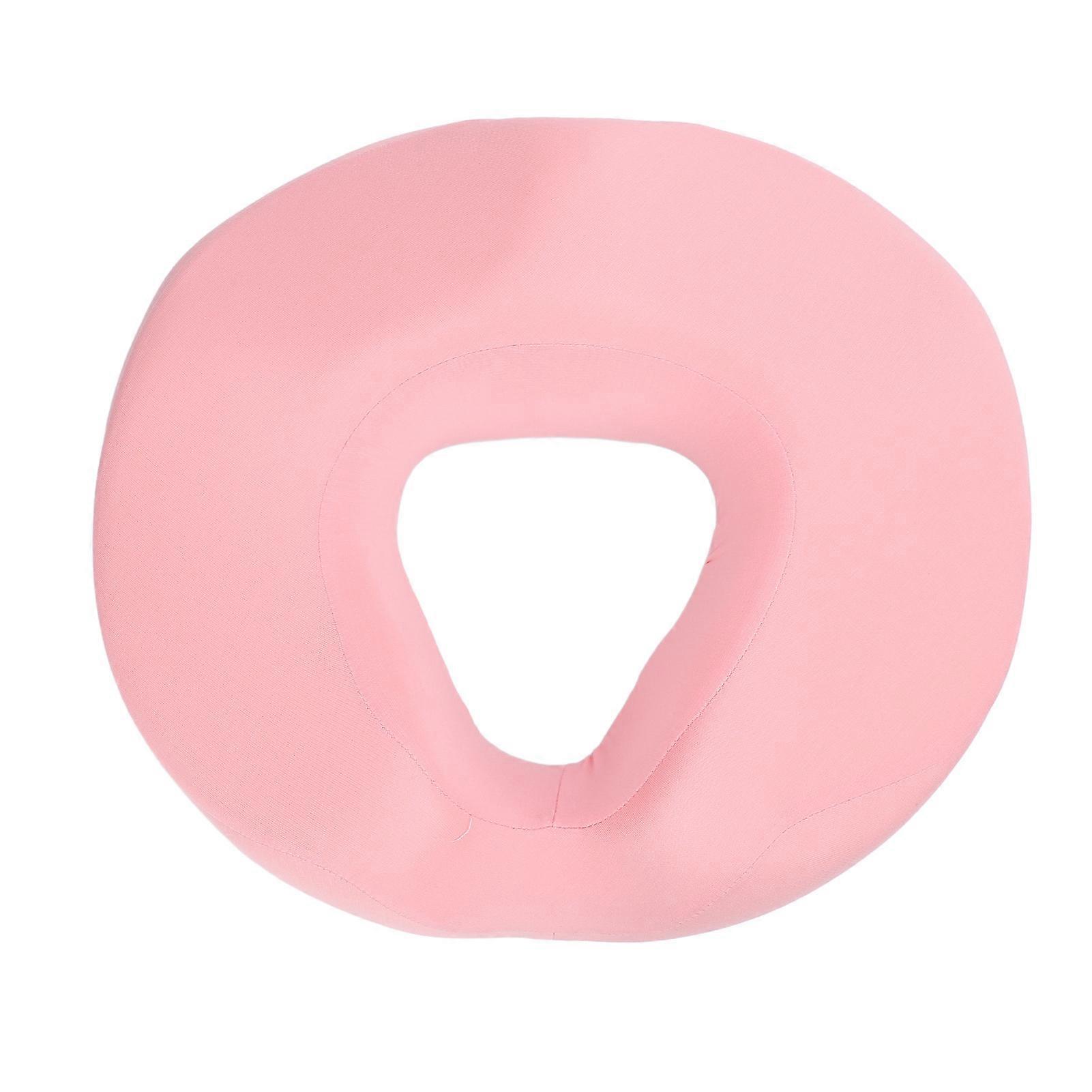 Donut Cushion Breathable Comfortable Improve Sitting Posture Donut Chair Pillow for Office Home Pink