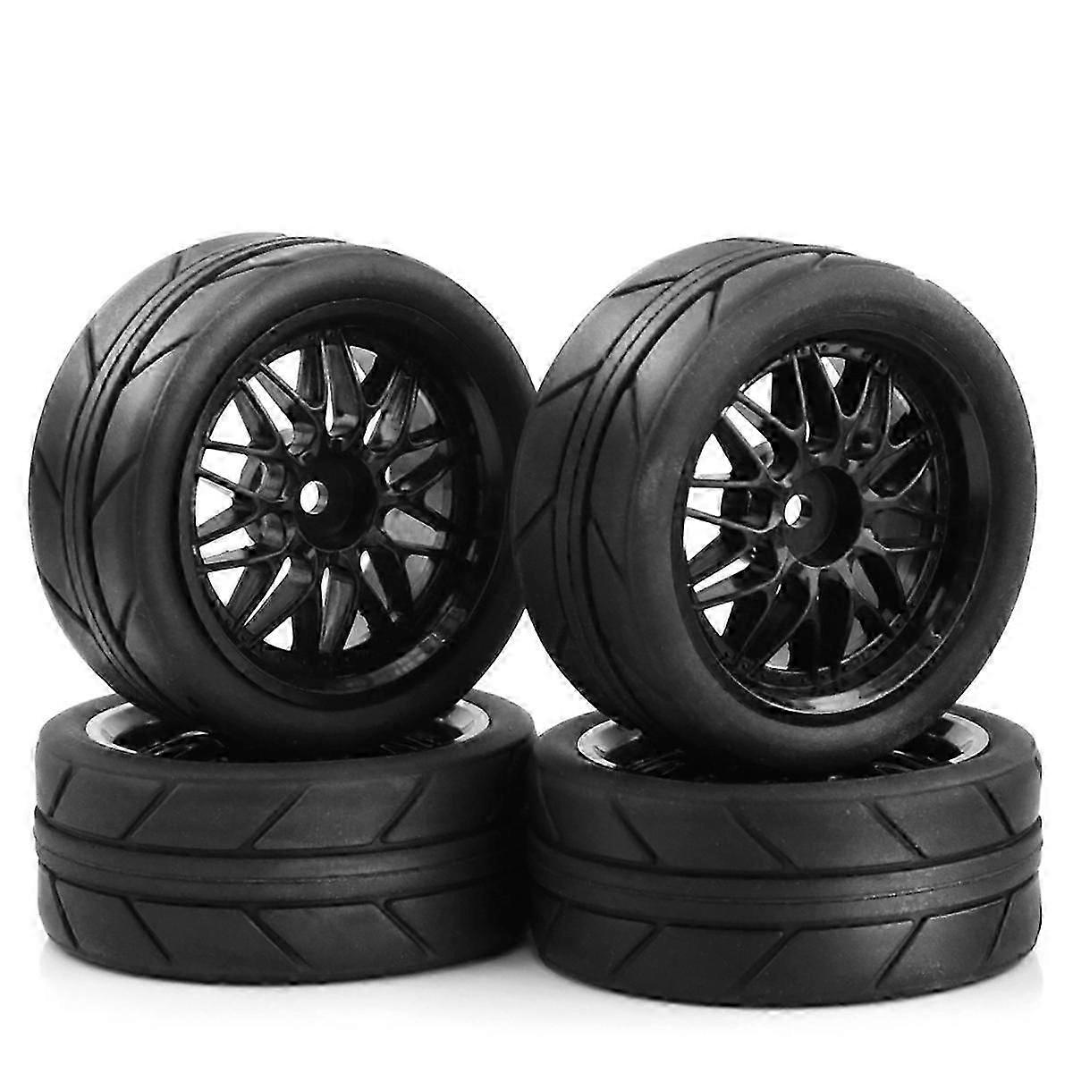 1/10 RCドリフトタイヤ65mmオンロードレーシングカーホイールタイヤTT01 TT02 XV01 XV02 PTG-2用