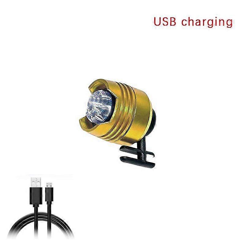 Headlights Plastic Croc Small Light Funny Shoe Accessories Running And Camping Usb Rechargeable