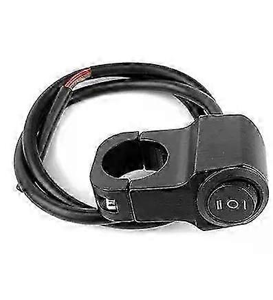 22mm 7/8in Motorcycle Handlebar Headlight On/off Switch Light Button Aluminum Alloy Fog Spotlight Switch